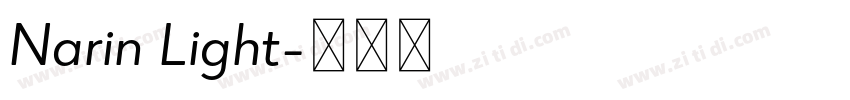 Narin Light字体转换